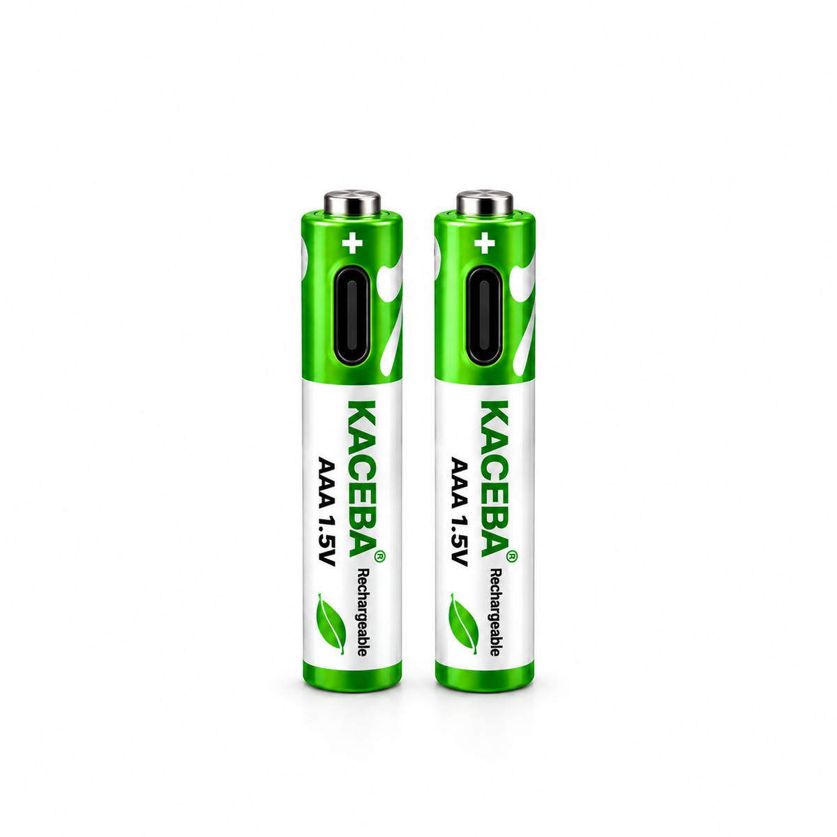 2 Piles Rechargeables KACEBA AAA 1.5V – USB Type-C